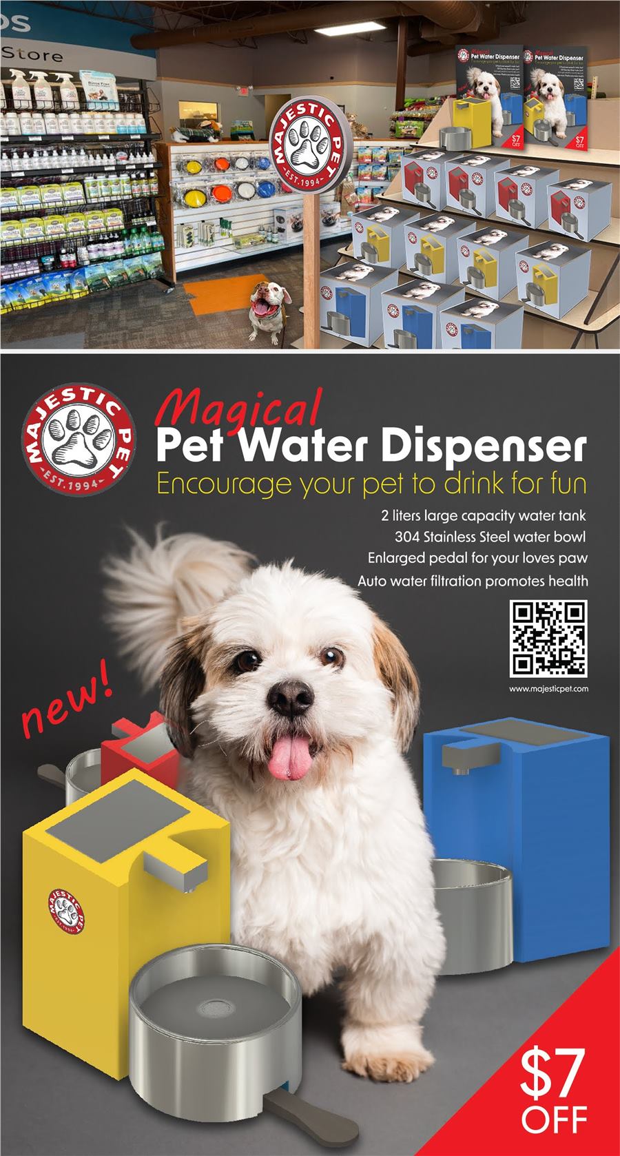 Majestic Pet product ad
